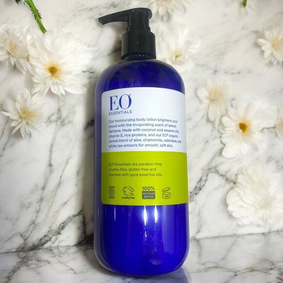 (2 Pack) EO Essential Oils - LEMON VERBENA - BODY LOTION - 16 oz - Picture 3 of 4